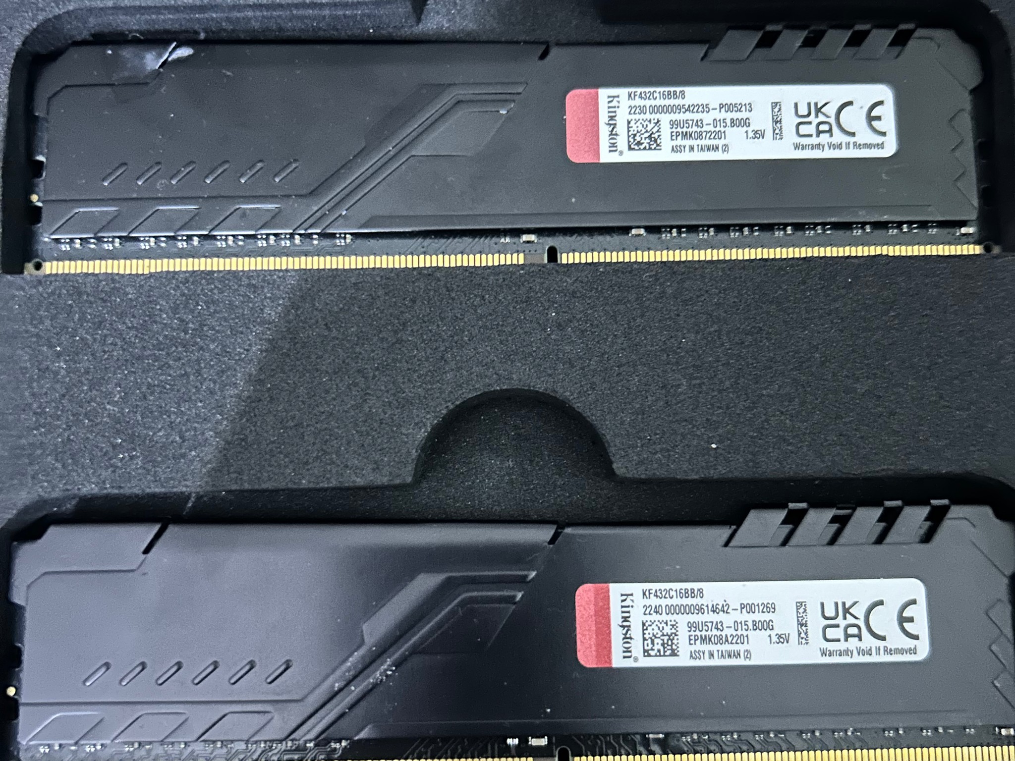 Kingston FURY Beast 16GB (2 x 8GB) DDR4 SDRAM Memory Kit - 16 KF432C16BBK2/16