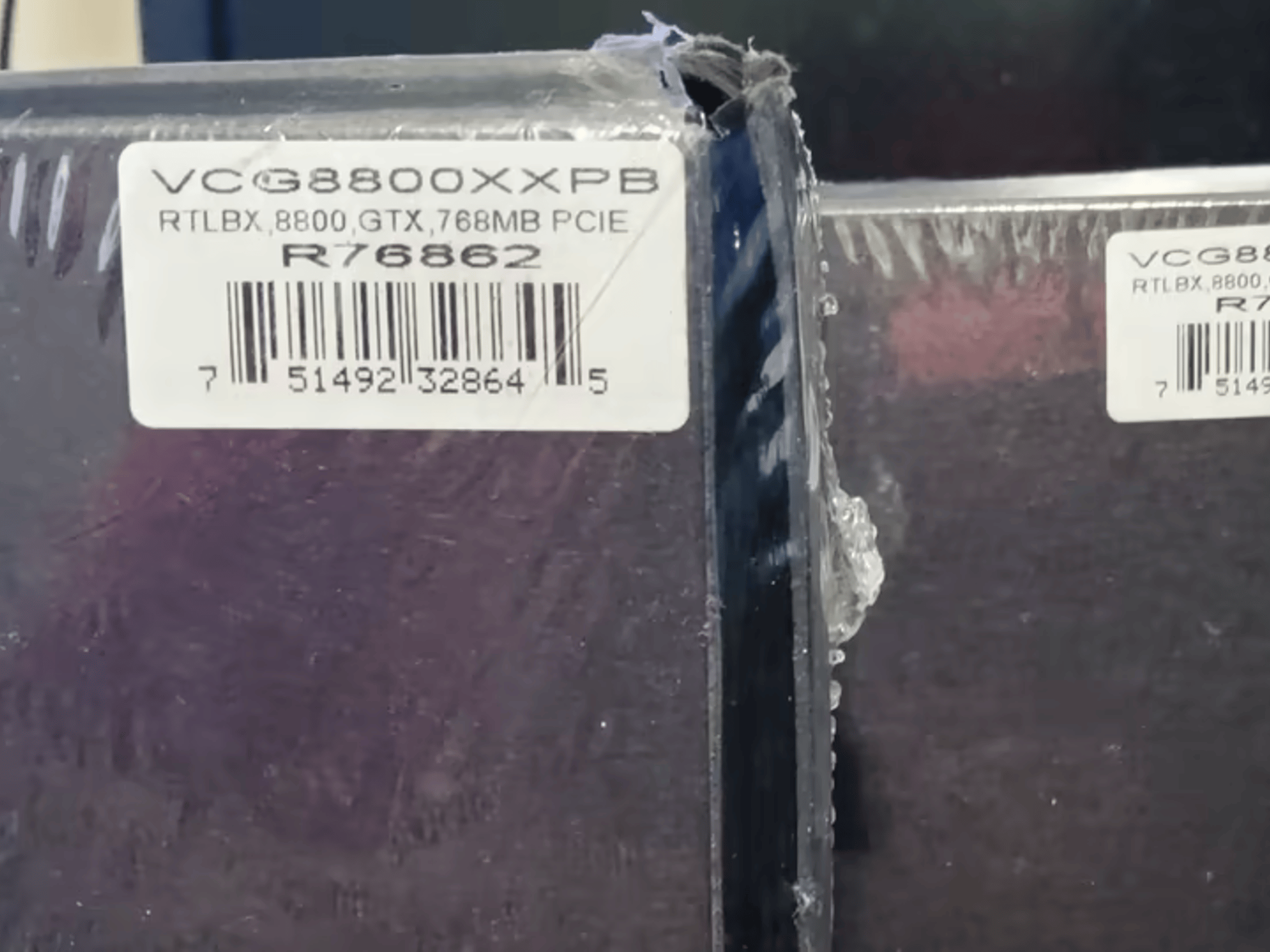 BNIB PNY GeForce 8800 GTX x2 (Still in Plastic Wrap)