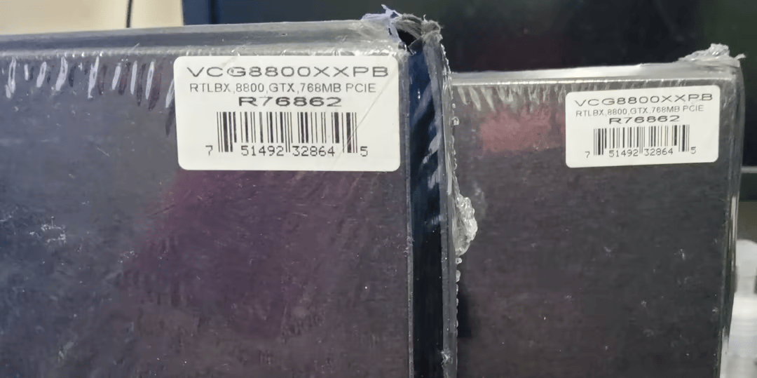 BNIB PNY GeForce 8800 GTX x2 (Still in Plastic Wrap)