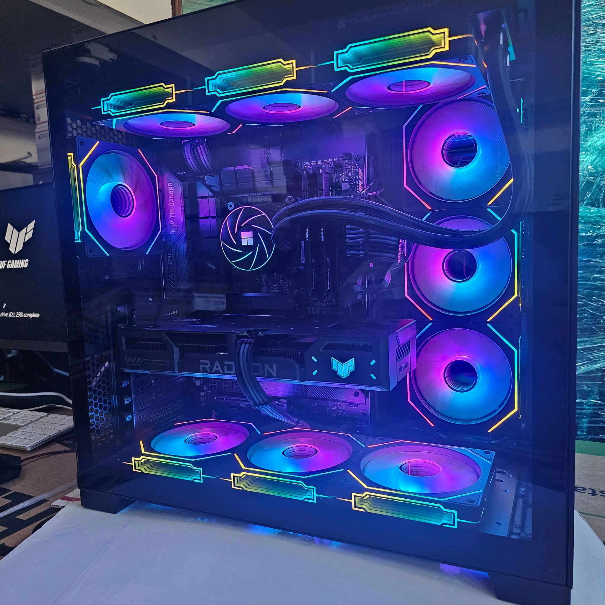Black gaming pc | i9 12900k | 32gb ram ddr5 | 9060 rx 16gb | 2tb ssd | Windows 11 pro