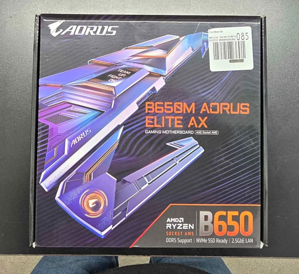 B650M Aorus Elite AX, M-ATX, AM5 Motherboard