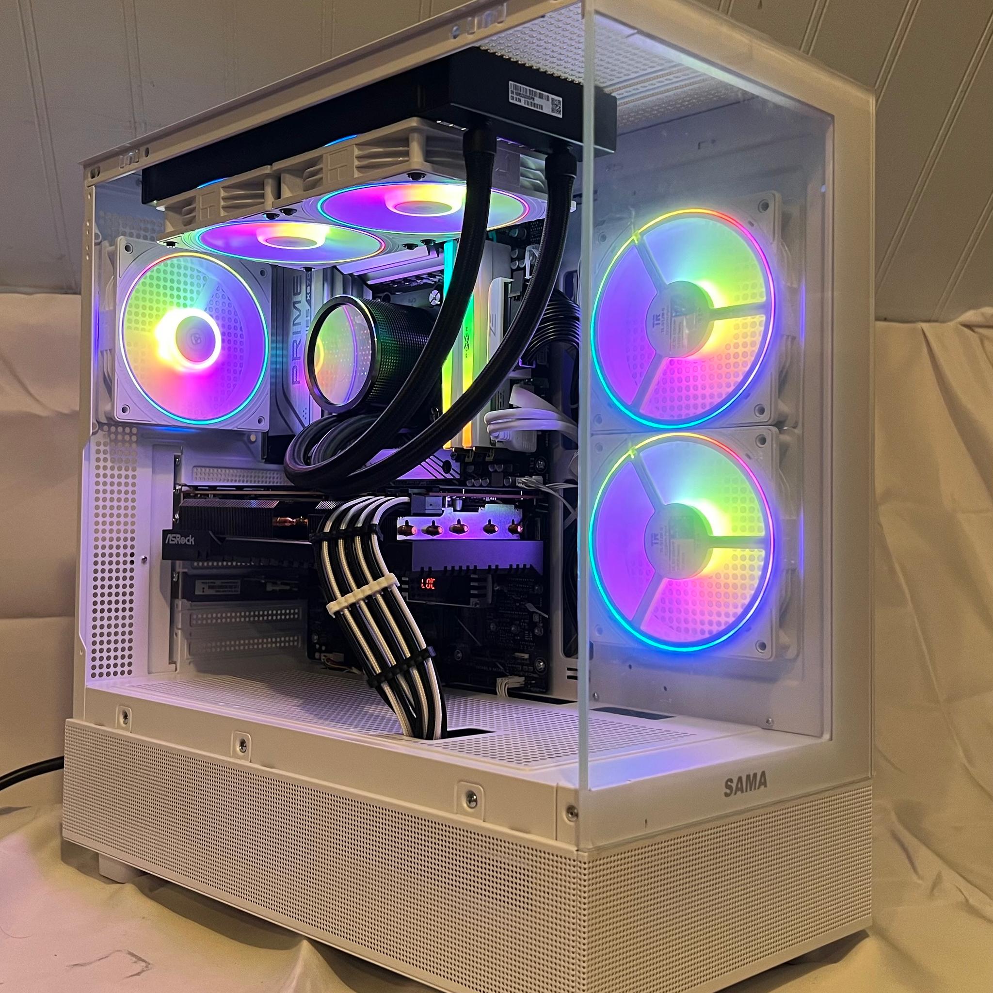 "The Oposition" Ryzen 5 7600, Rx 7800xt, 32gb, WiFi gaming pc-Team Red