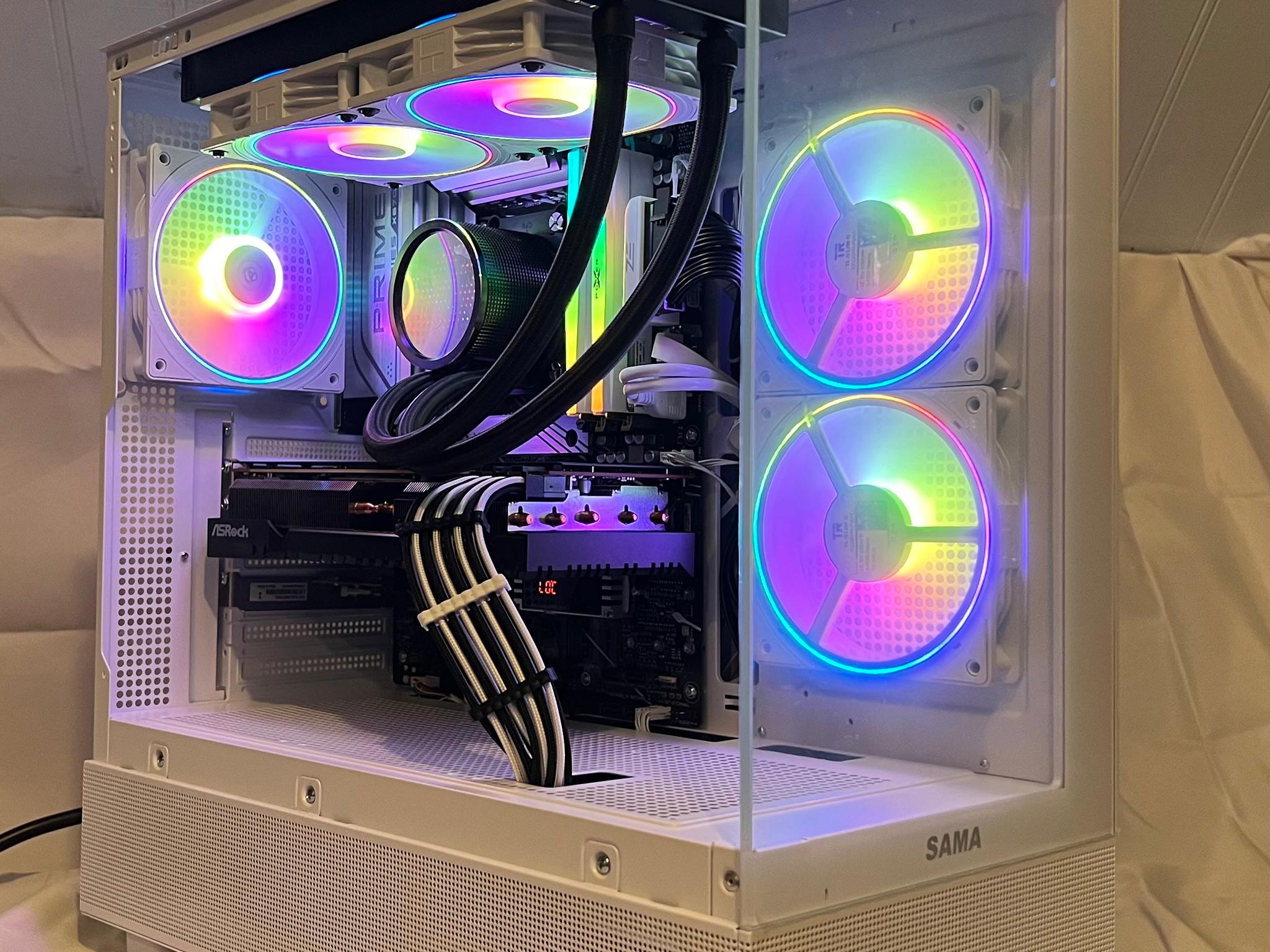 "The Oposition" Ryzen 5 7600, Rx 7800xt, 32gb, WiFi gaming pc-Team Red