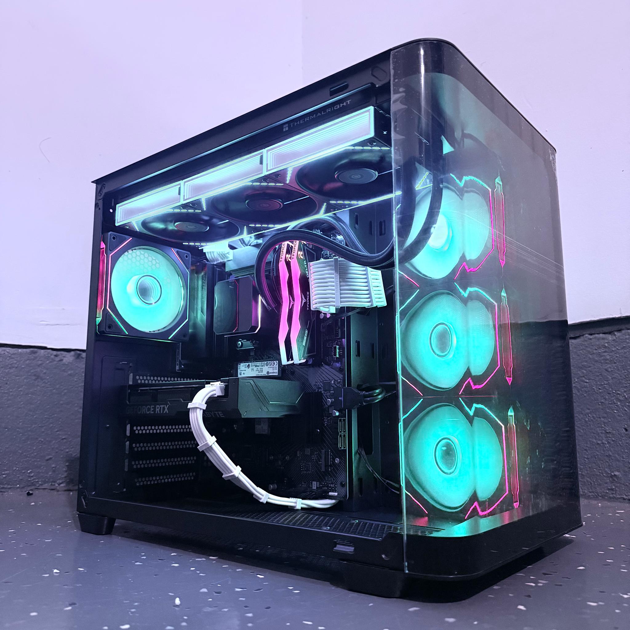 🌈"Astral Neon"⚫️ | 1440p + AI | i7 14700KF | RTX 4060 Ti 16GB| 32GB DDR5 | 1TB SSD | Free Shipping