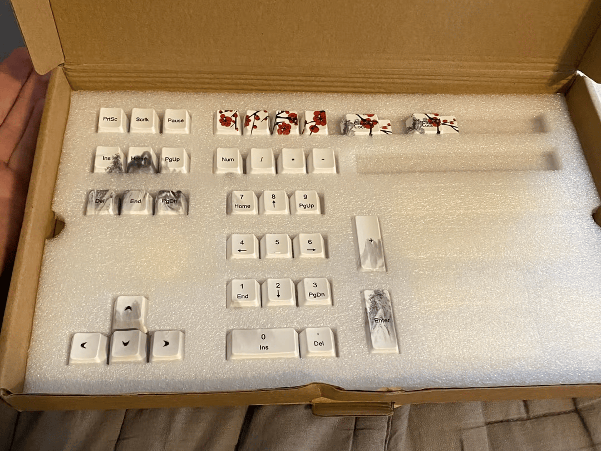 Sakura 108 Key Cap Set from Japan