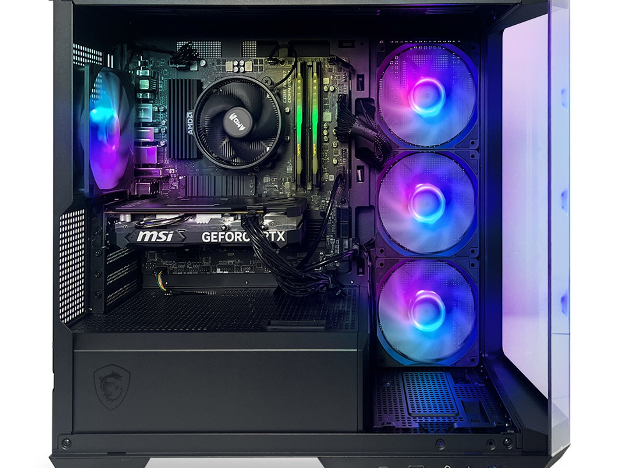 Titan 4060 PC | AMD R5 5600X | RTX 4060 | 1TB SSD | 16GB RAM | Wi-Fi | Bluetooth | Win 11 Home