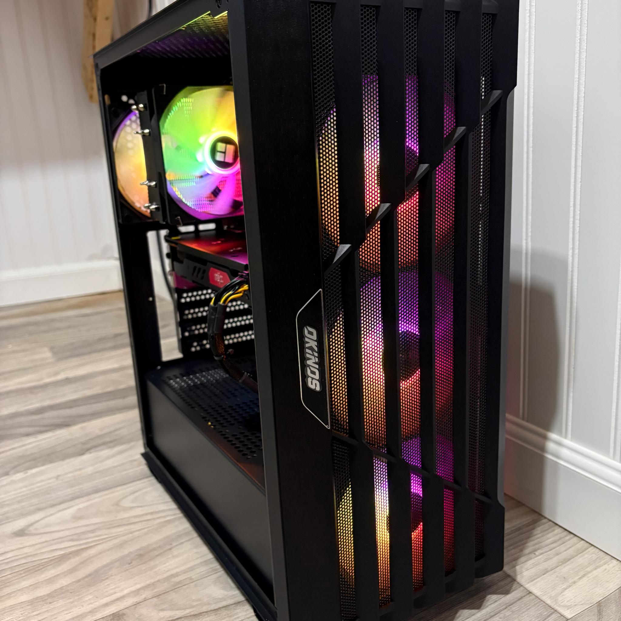 SOLD! OAK WOOD GAMING PC! I5 RX 480