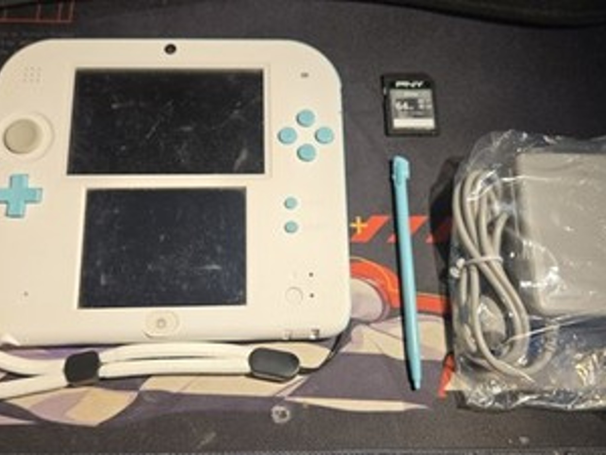 CUSTOM USED Sea Green Nintendo 2DS 64GB Handheld Console