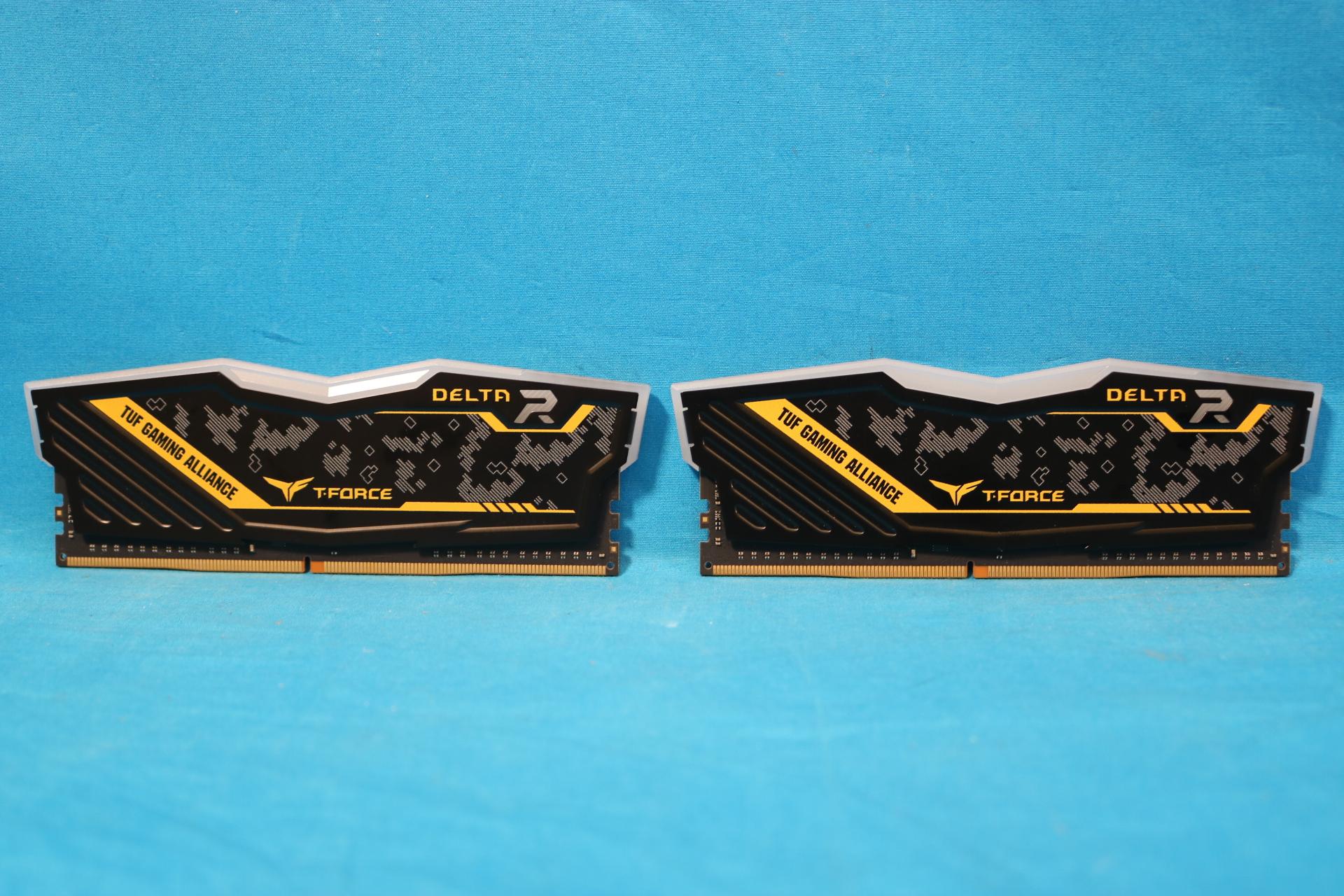 TeamGroup T-Force Delta TUF Gaming Alliance RGB 16GB (2x8GB) DDR4 3200MHz RAM TF9D48G3200HC16CBK