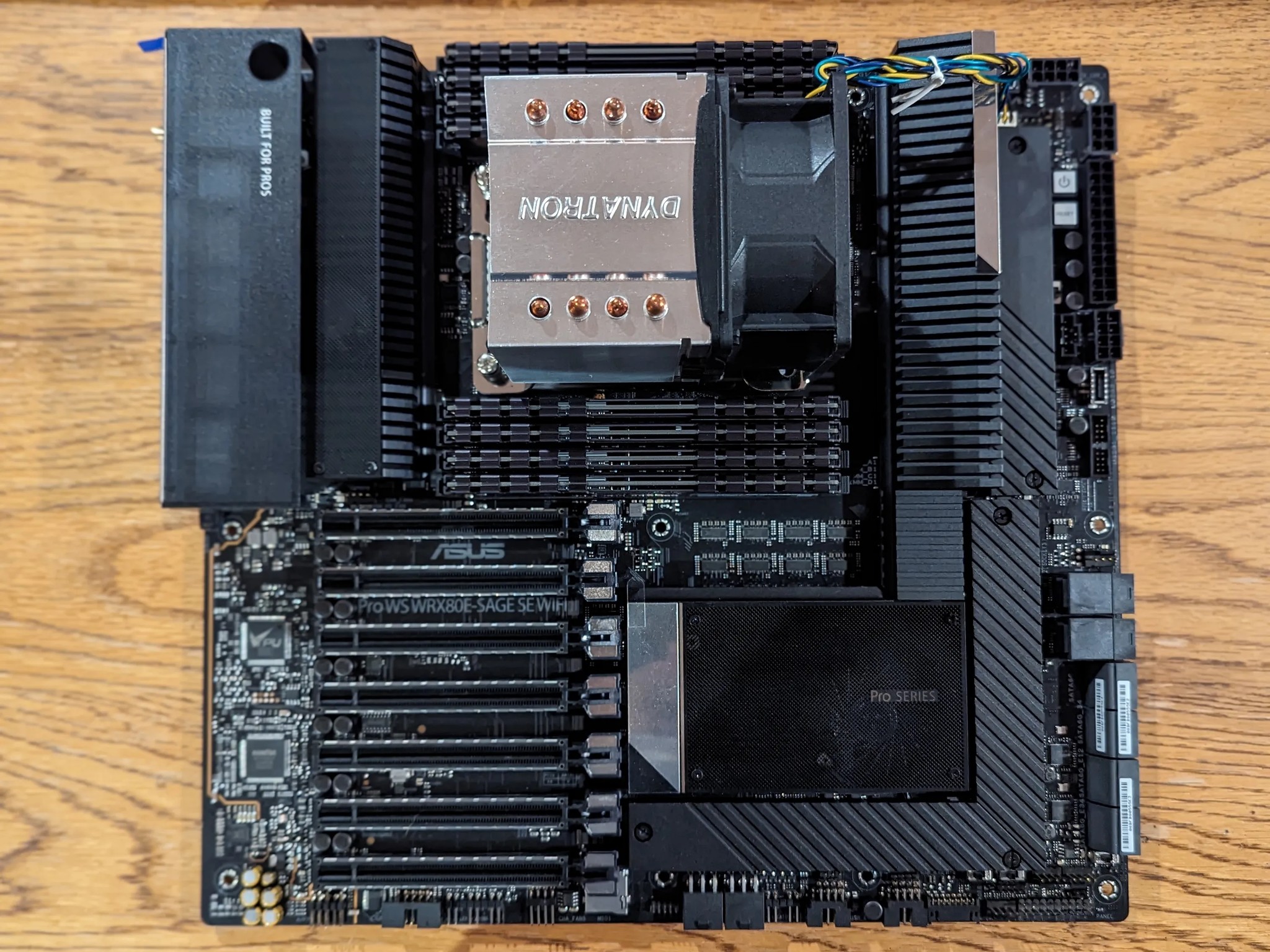 COMBO - ASUS Pro WS WRX80E-SAGE SE WIFI II with AMD Ryzen Threadripper PRO 5955WX CPU - 256gb RAM