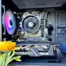 ⚫🌈Black ARGB Gaming PC⚫🌈NVIDIA GTX 1660 SUPER 6GB|AMD Ryzen 5 2600X|16GB DDR4|500GB NVME