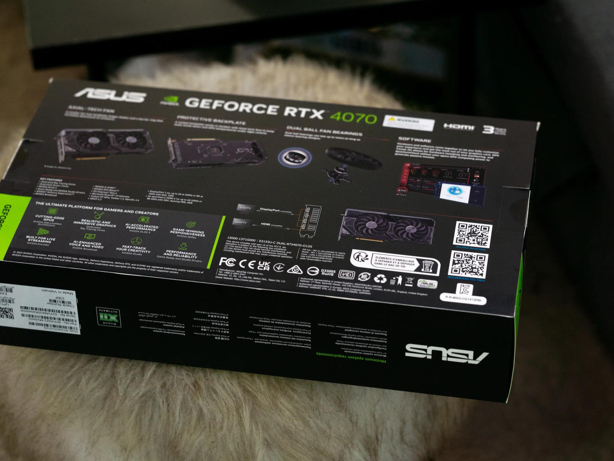 Brand New RTX 4070 | ASUS Dual OC 12GB