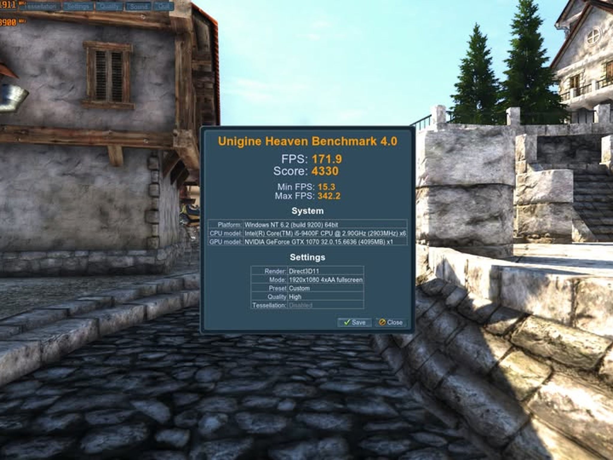 1080p gaming pc gtx 1070 i5 9400f