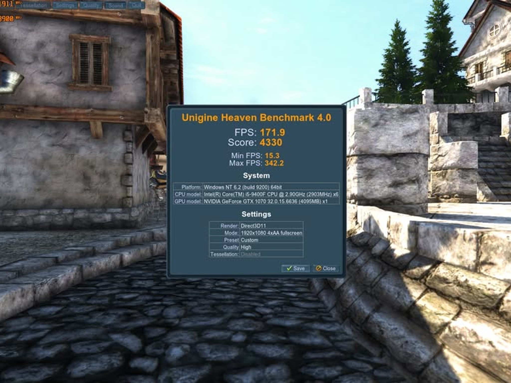 1080p gaming pc gtx 1070 i5 9400f