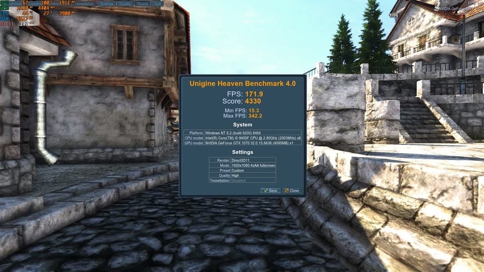 1080p gaming pc gtx 1070 i5 9400f