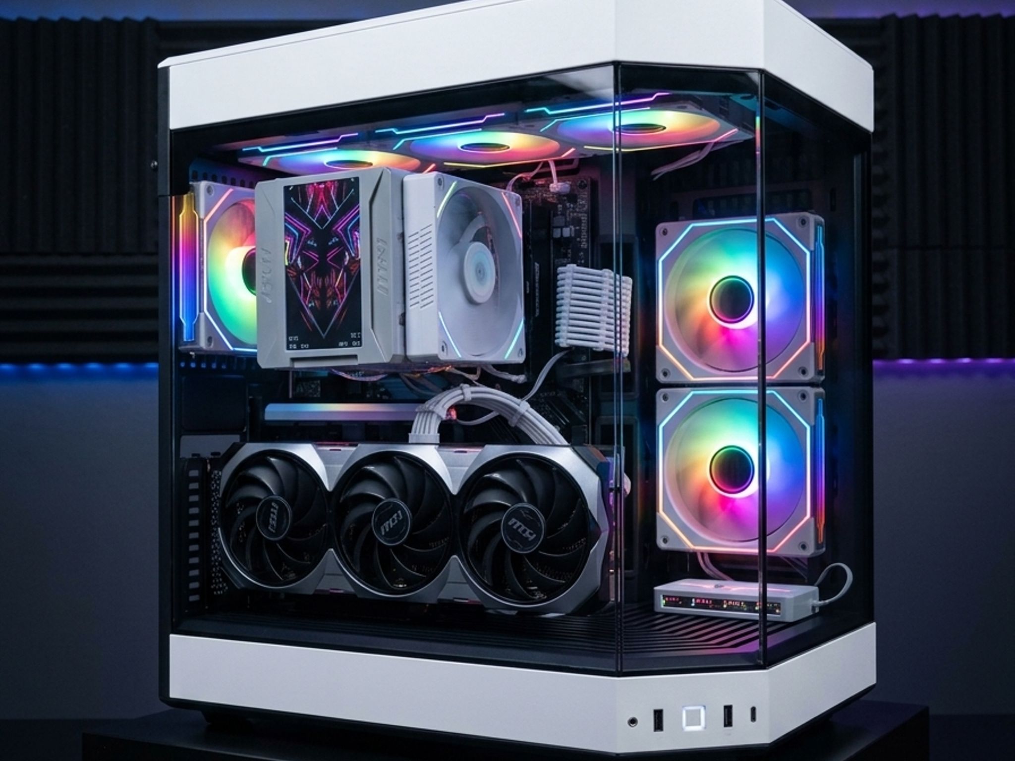 GeForce RTX 4070 Ti Super Custom Gaming PC - Ryzen 7 5800XT, 2TB NVMe SSD