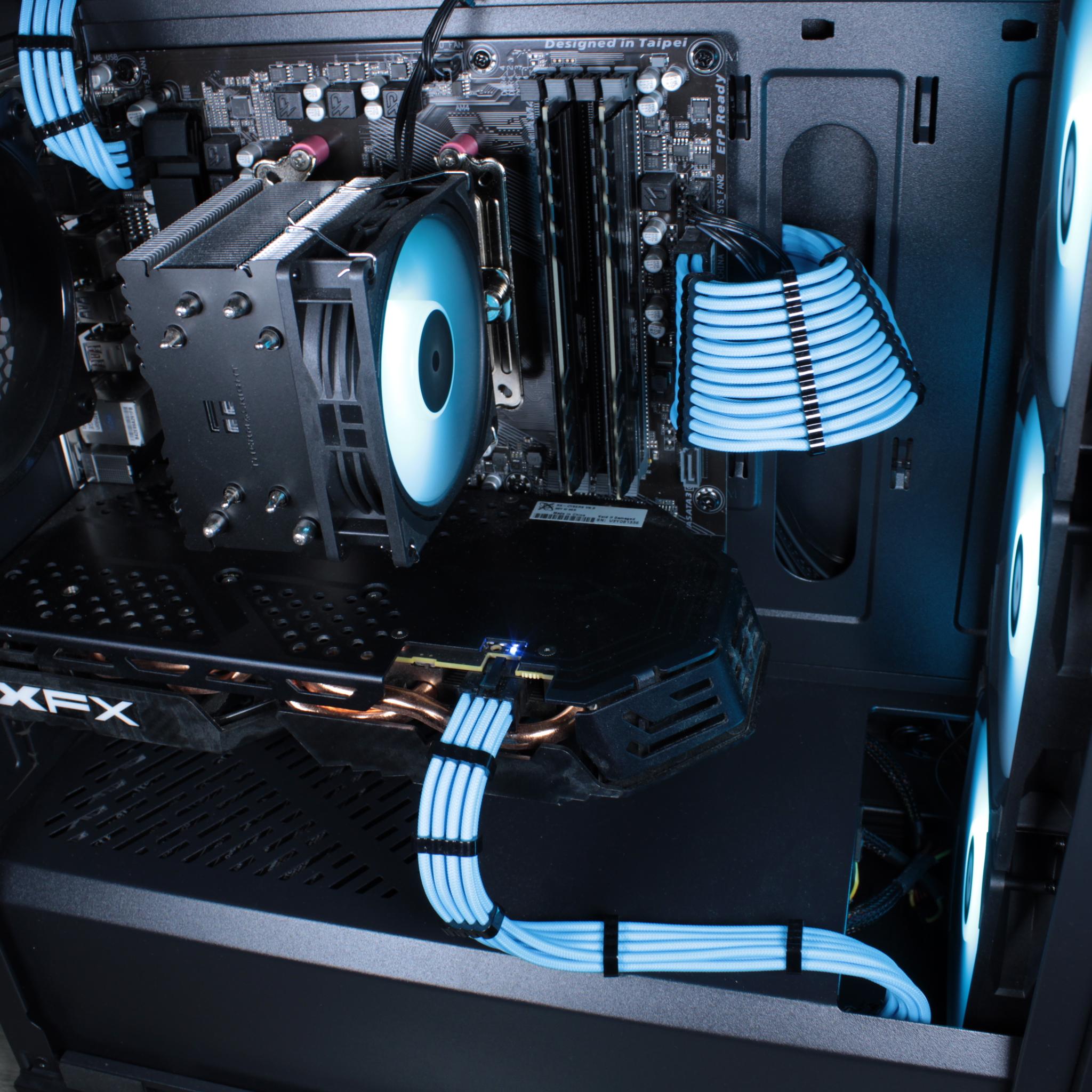 AMD RX 580 8GB | Ryzen 5 2600 | 16 GB DDR4 3200MHz Ram | 1 TB NVMe M.2 | Win 11 Activated | WiFi