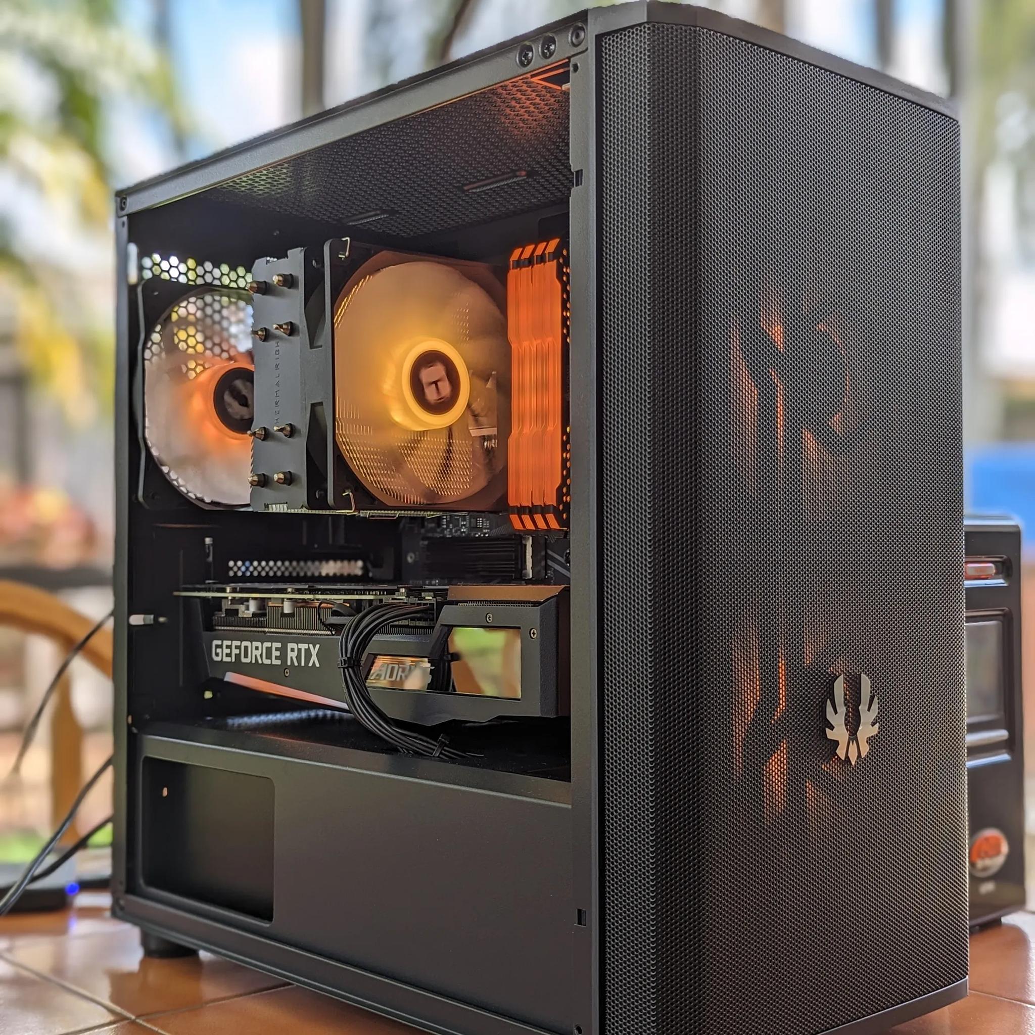 Orange Beast RTX 3070 Ryzen 5 3600XT 32GB RAM 2TB NVMe