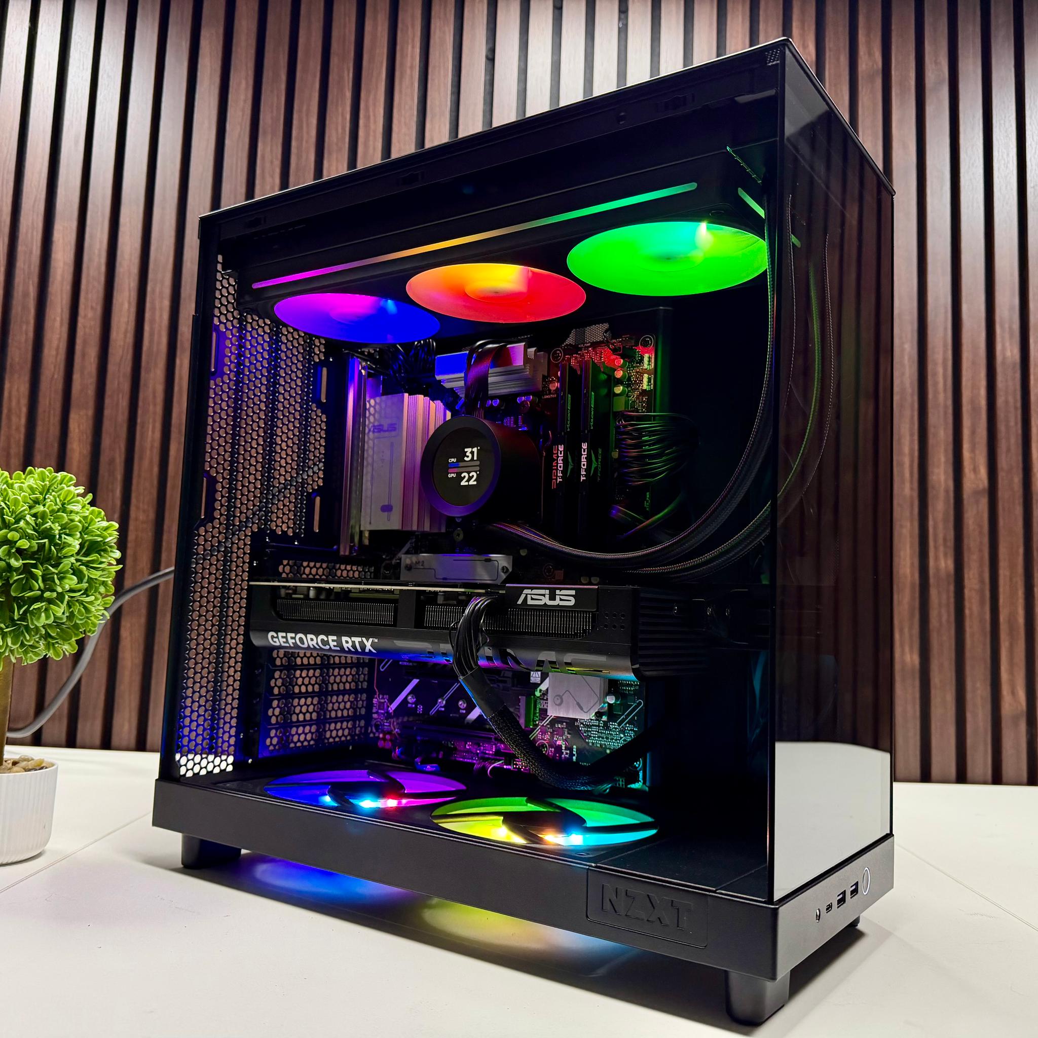 RTX 5070 | Ryzen 7600X3D | 32GB DDR5 | 1TB M.2 | 850 Watt Gold PSU Tier A | LCD AIO