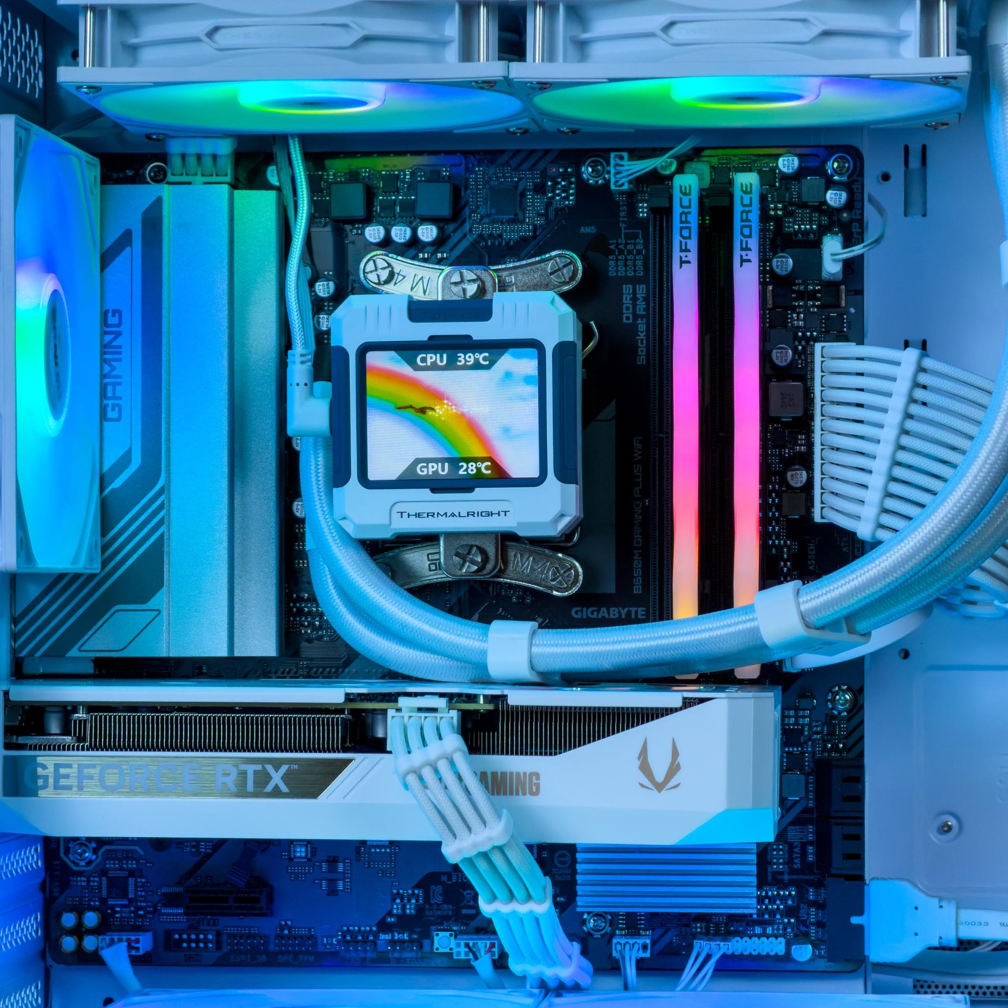 🥶Frostbyte: RTX 5060ti 8gb| R5 7600x| 16gb ddr5 | LCD Screen❄️