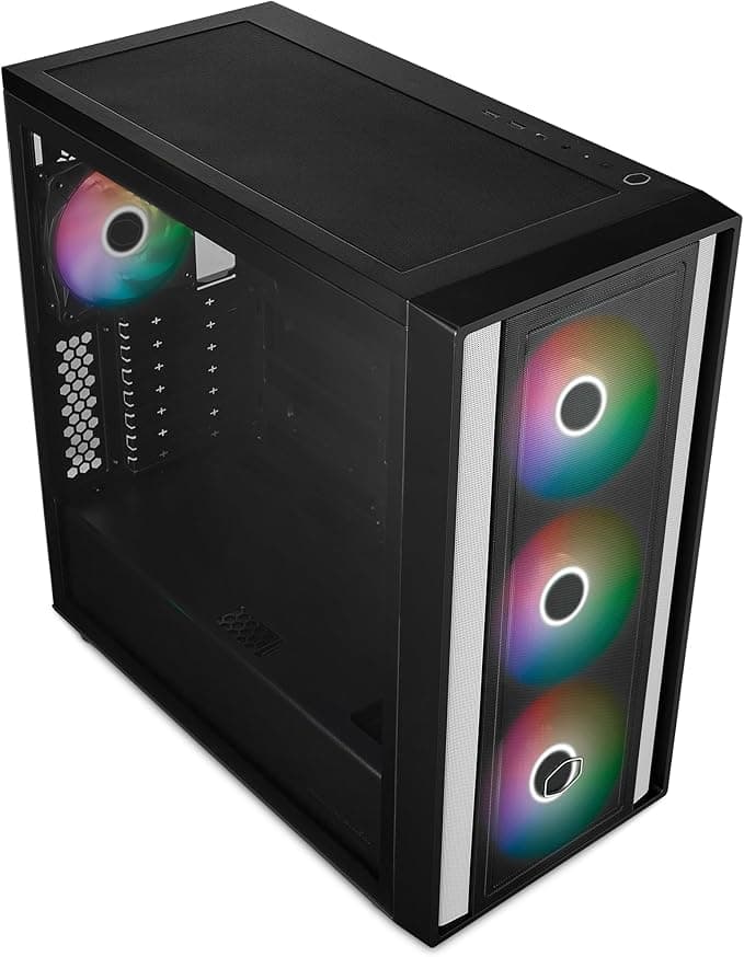 Cooler Master MasterBox 600 ATX Black Mid-Tower Computer Case