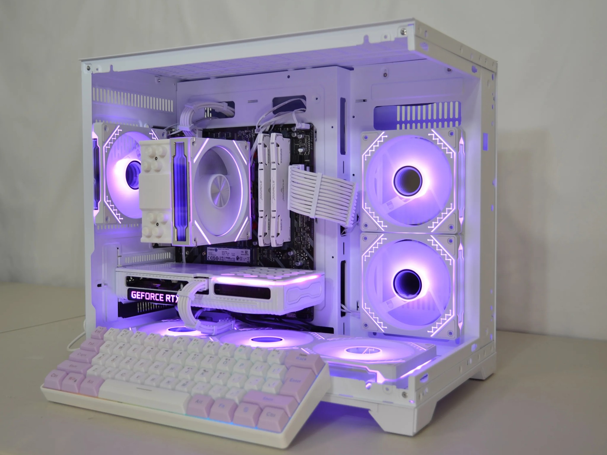 ⚪White Out⚪ - FREE Keyboard⌨️ | RTX 3060 Ti | Ryzen 5 5500 | 1tb NVMe | Windows 11 FULLY ACTIVATED