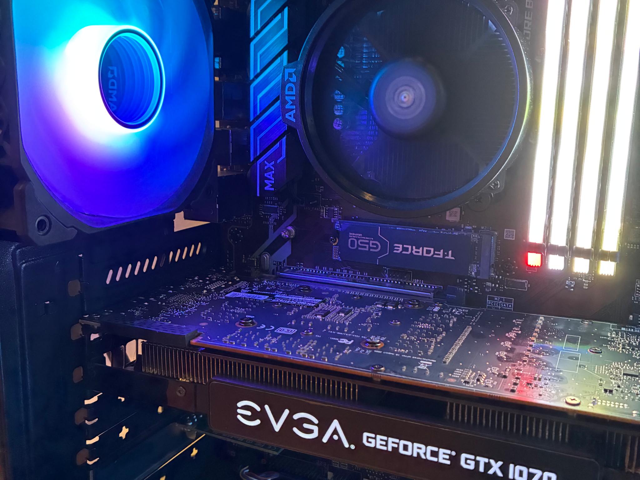 GTX 1070 R5 1600 ARGB GAMING PC 32GB 1TB SSD WiFi WINDOWS 10