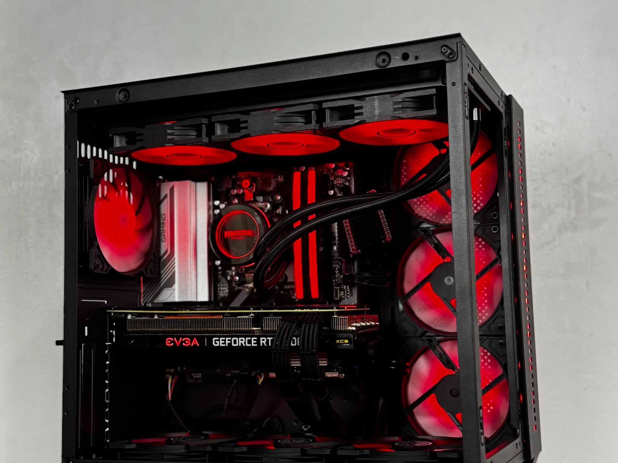 🖤Black🖤 High-End Gaming PC (Ryzen 5 7500f + RTX 3080 + 32gb of ram)
