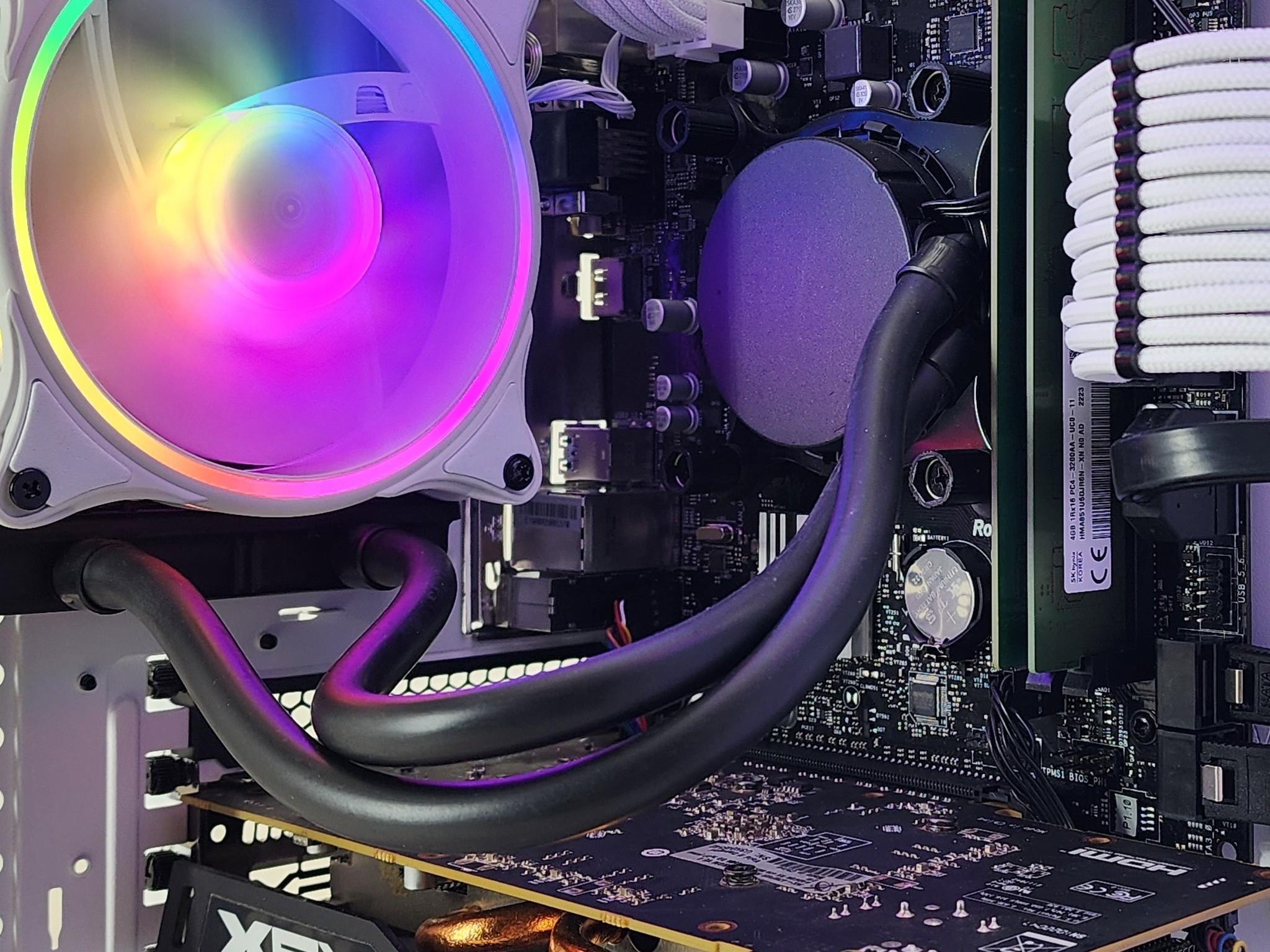 Gaming PC i3-9100F 8GB RAM 128GB SSD + 500GB HDD RX 470 8GB Windows 11 Computer