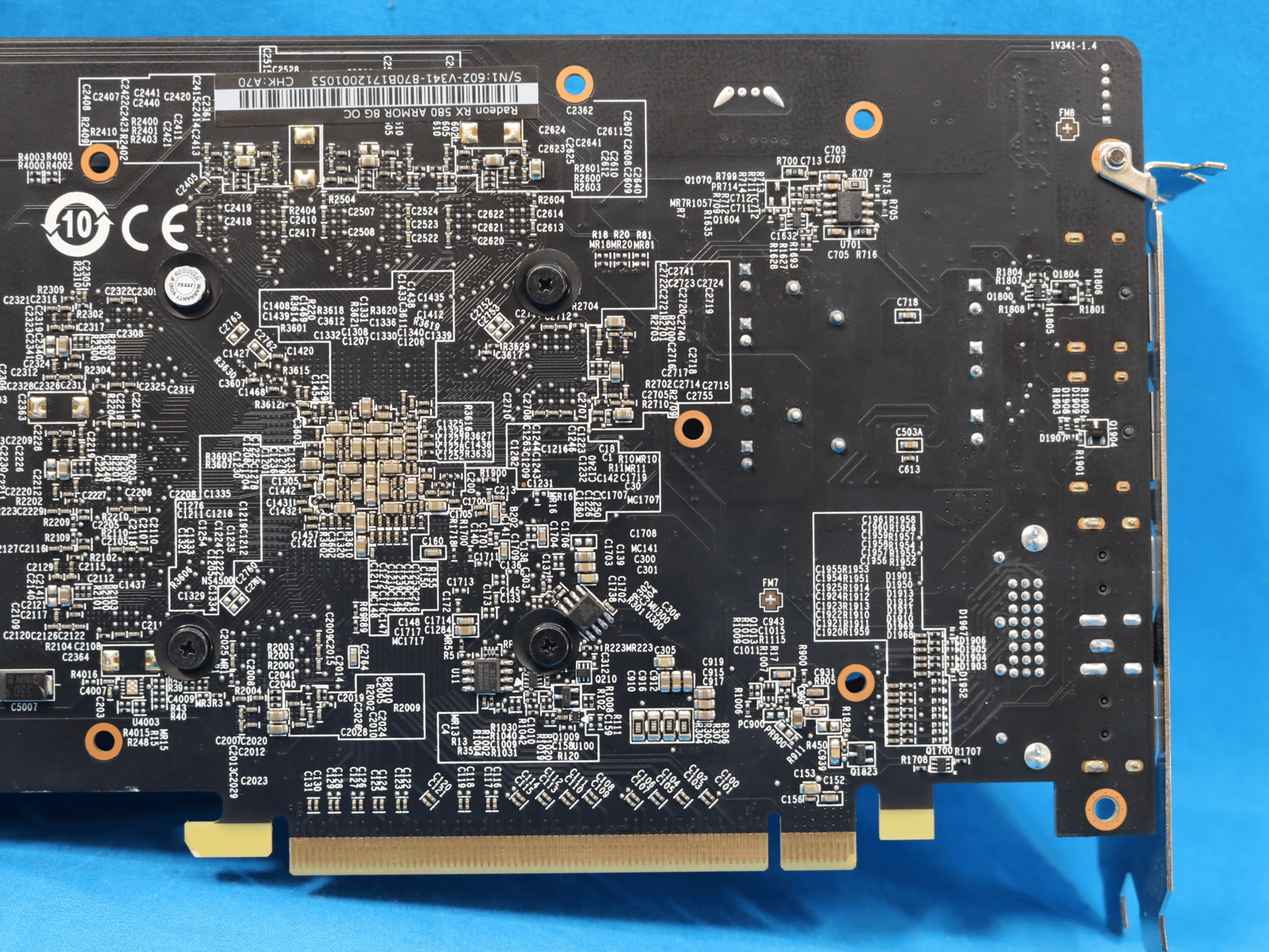 MSI AMD Radeon RX 580 ARMOR 8G OC GDDR5 PCIe 3.0 x16 Desktop GPU
