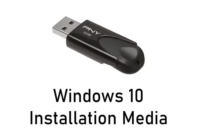 Windows 10 64-bit Installer USB Drive