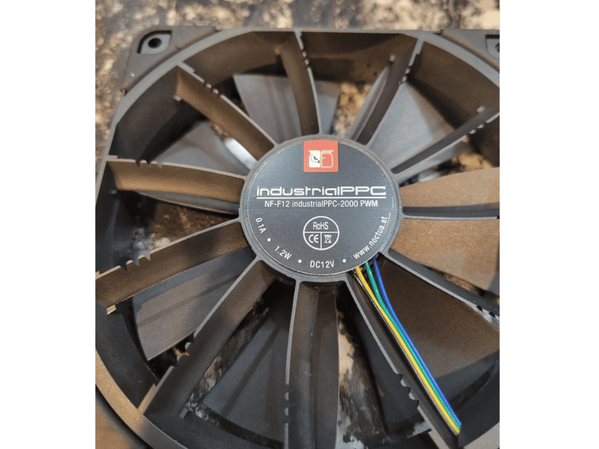 3x Pack Noctua industrial PPC NF-F12 2000 PWM