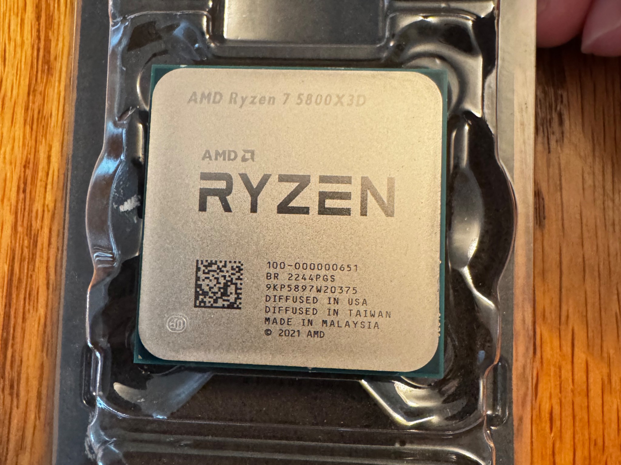 AMD Ryzen 7 5800X3D 8-Core Gaming CPU with Original Box & Sticker
