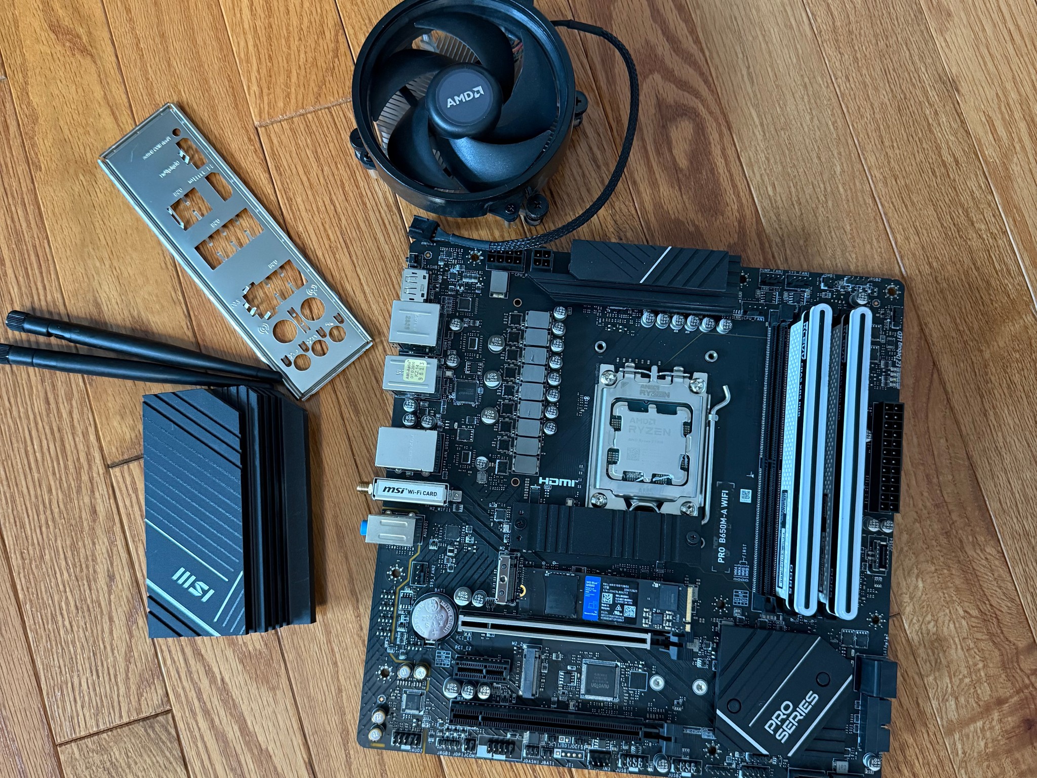 MSI PRO B650M-A WIFI Motherboard - AM5 DDR5 (Used)