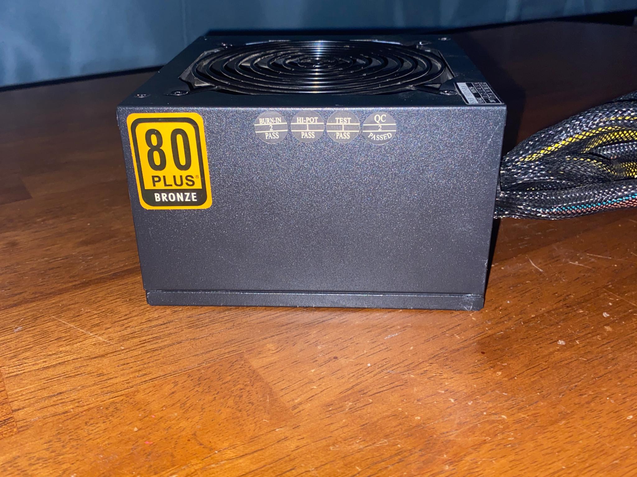 ATNG Power Supply 800w 80 Plus Bronze. Model: ATA-800FB-B