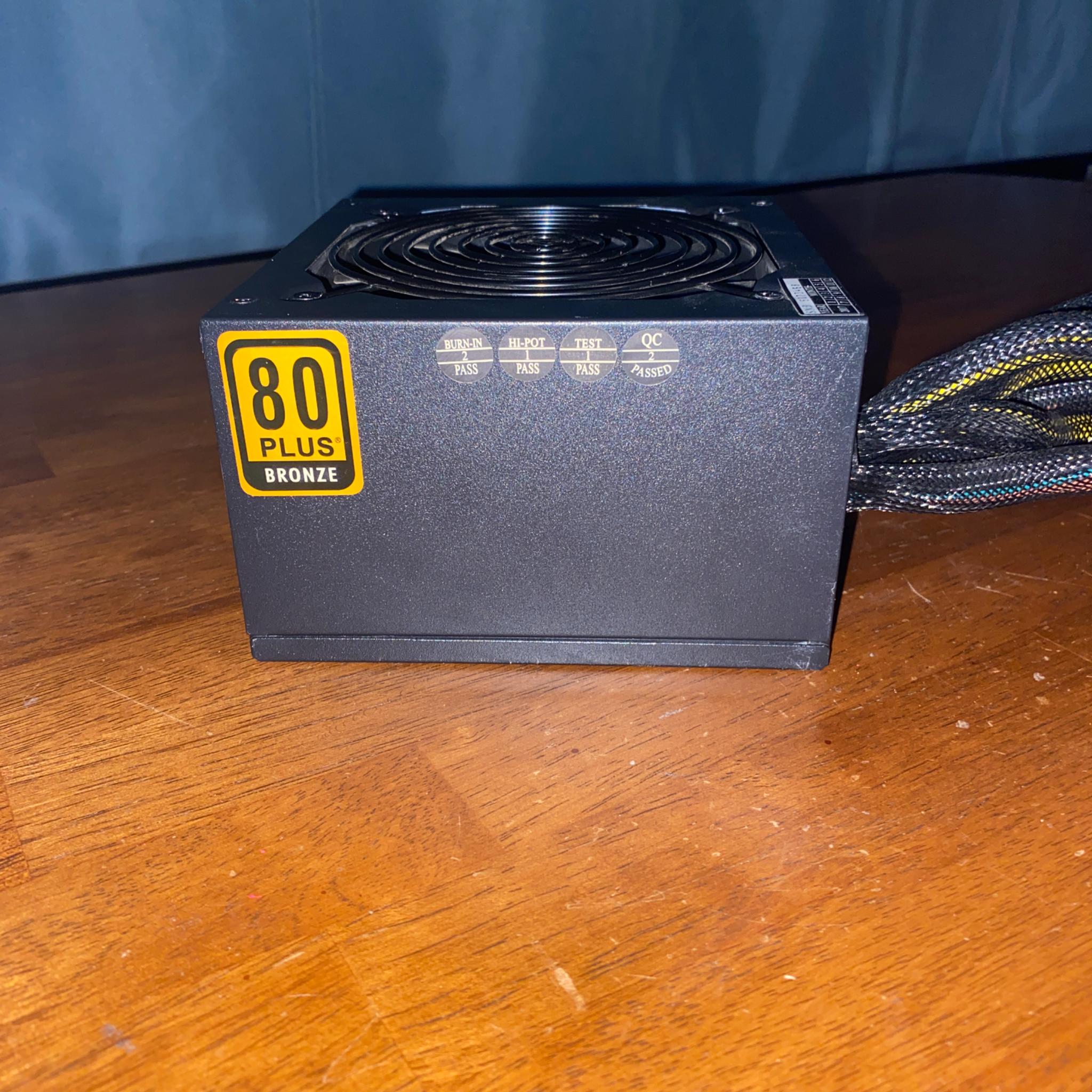ATNG Power Supply 800w 80 Plus Bronze. Model: ATA-800FB-B