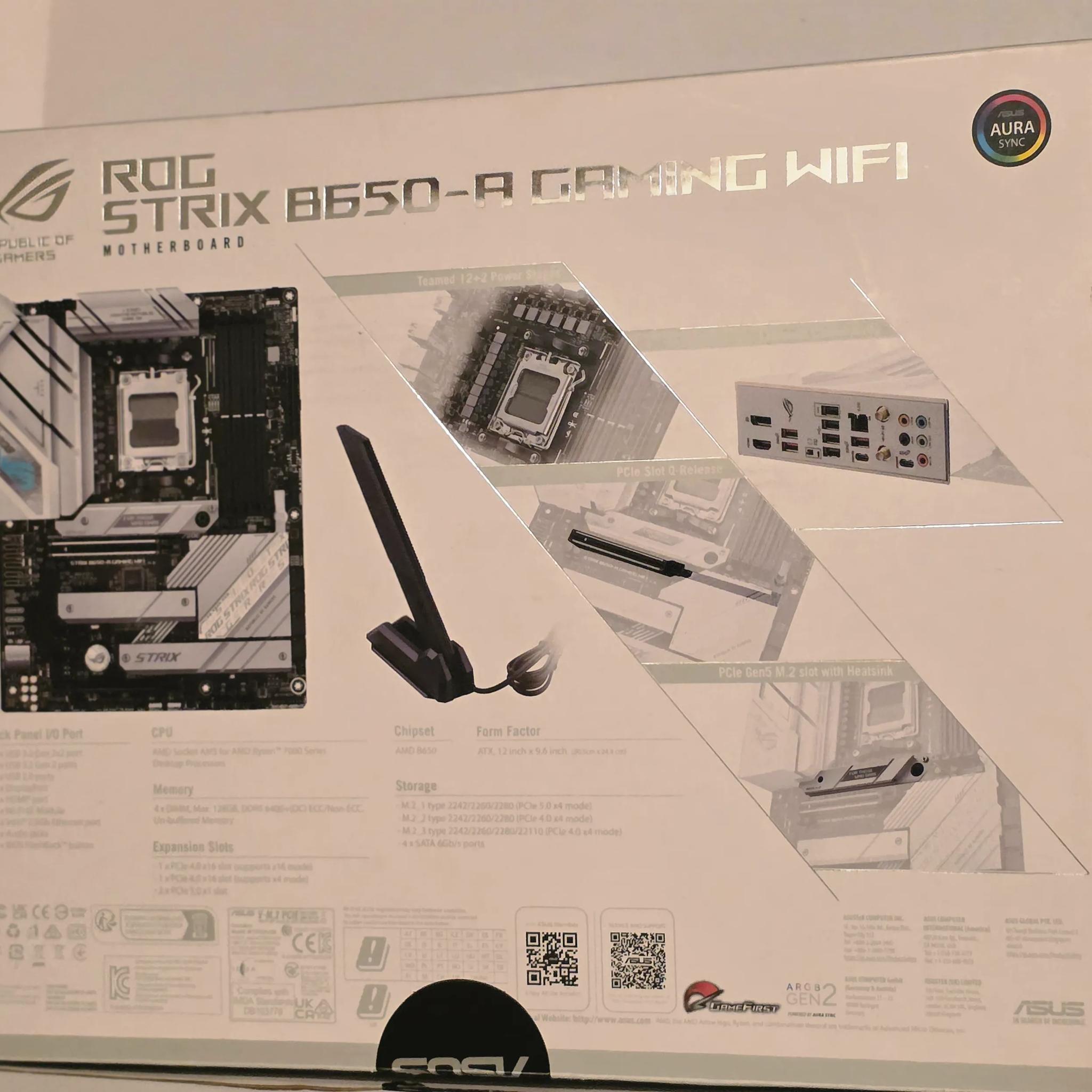 ASUS ROG Strix B650-A Gaming WiFi 6E AM5 (LGA1718)