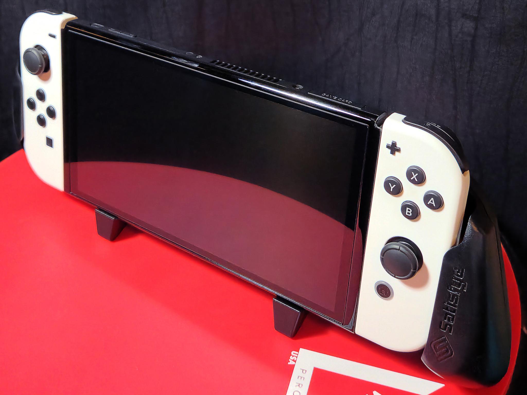 Nintendo Switch OLED White With Full Console Case and Grip