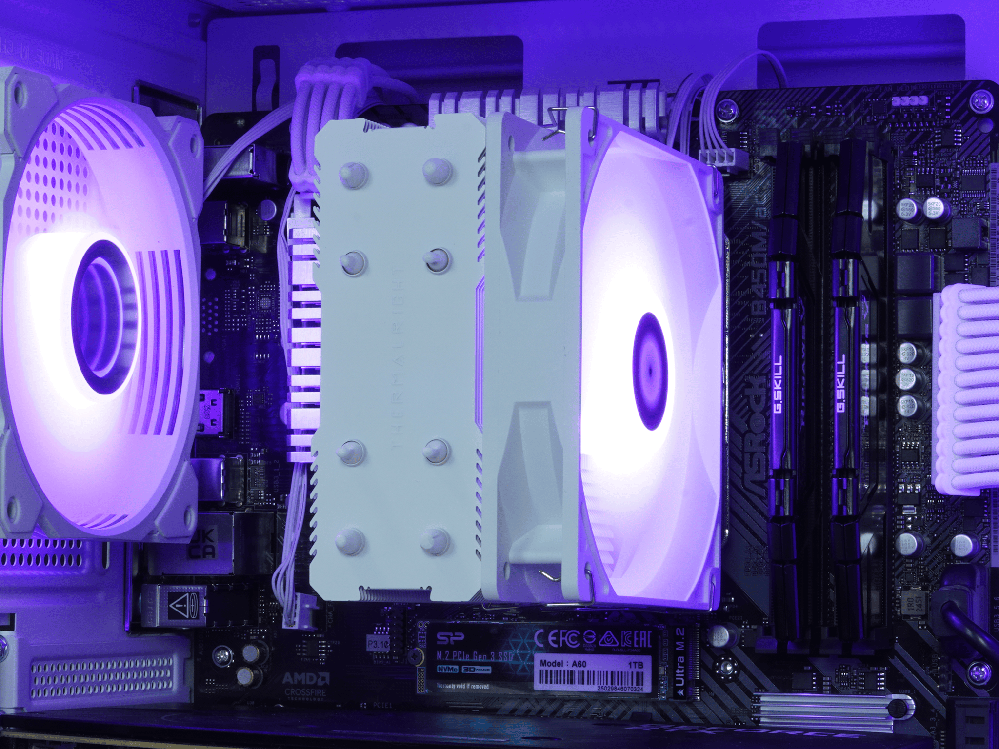 ☂️RAIN☂️RTX 3060 Ti, Ryzen 5 5500, 16GB DDR4 RAM, 1TB SSD w/ Wifi |1080p Gaming PC|