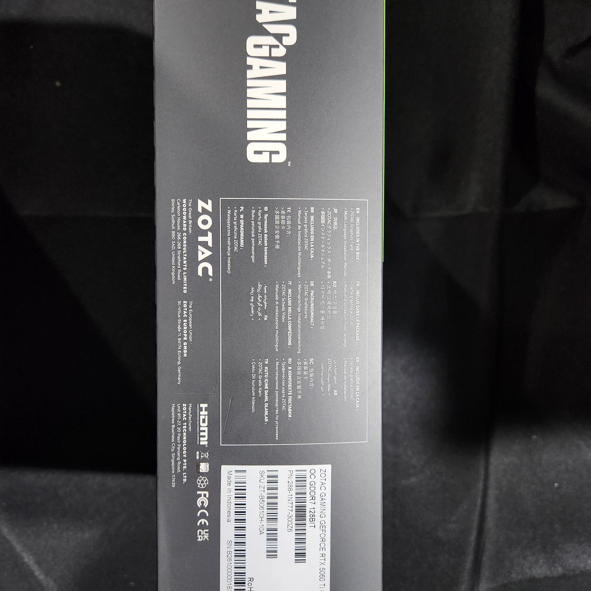ZOTAC RTX 5060 Ti Twin Edge OC 8GB