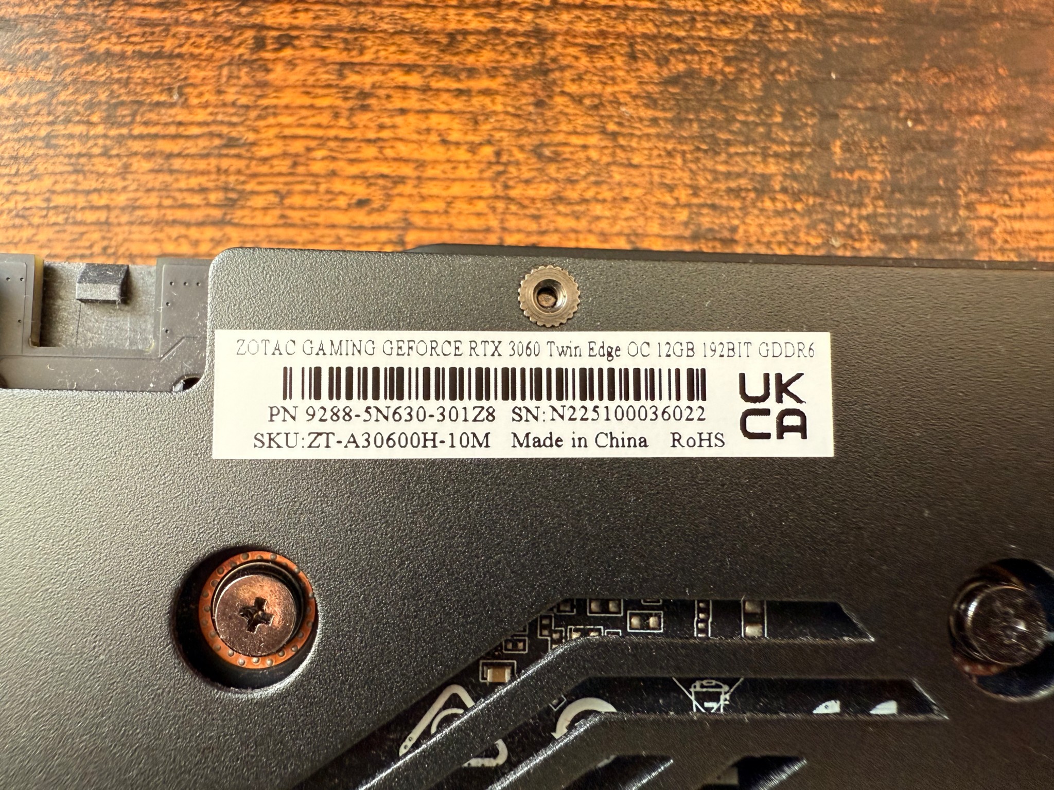 Zotac Twin Edge OC RTX 3060 12GB
