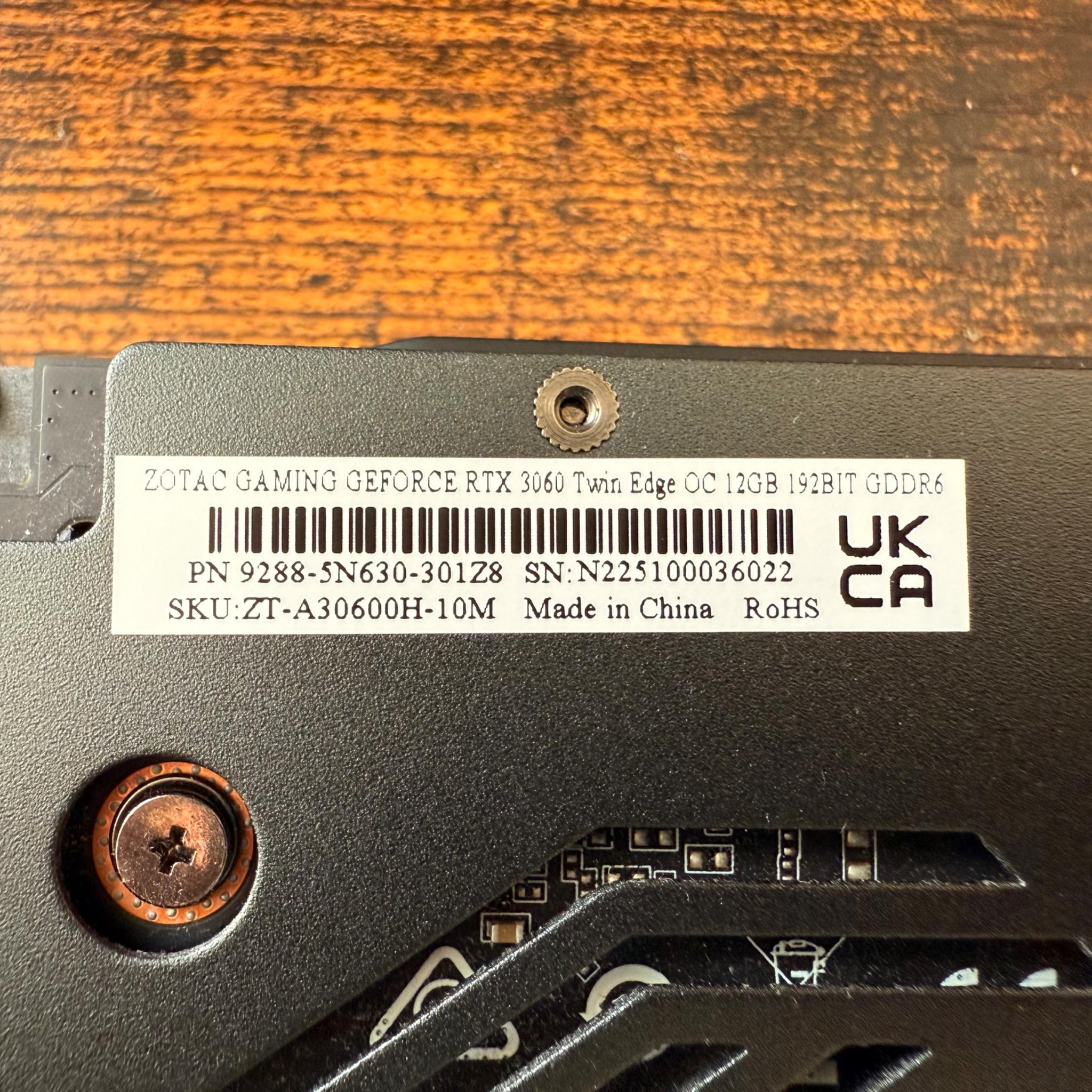 Zotac Twin Edge OC RTX 3060 12GB