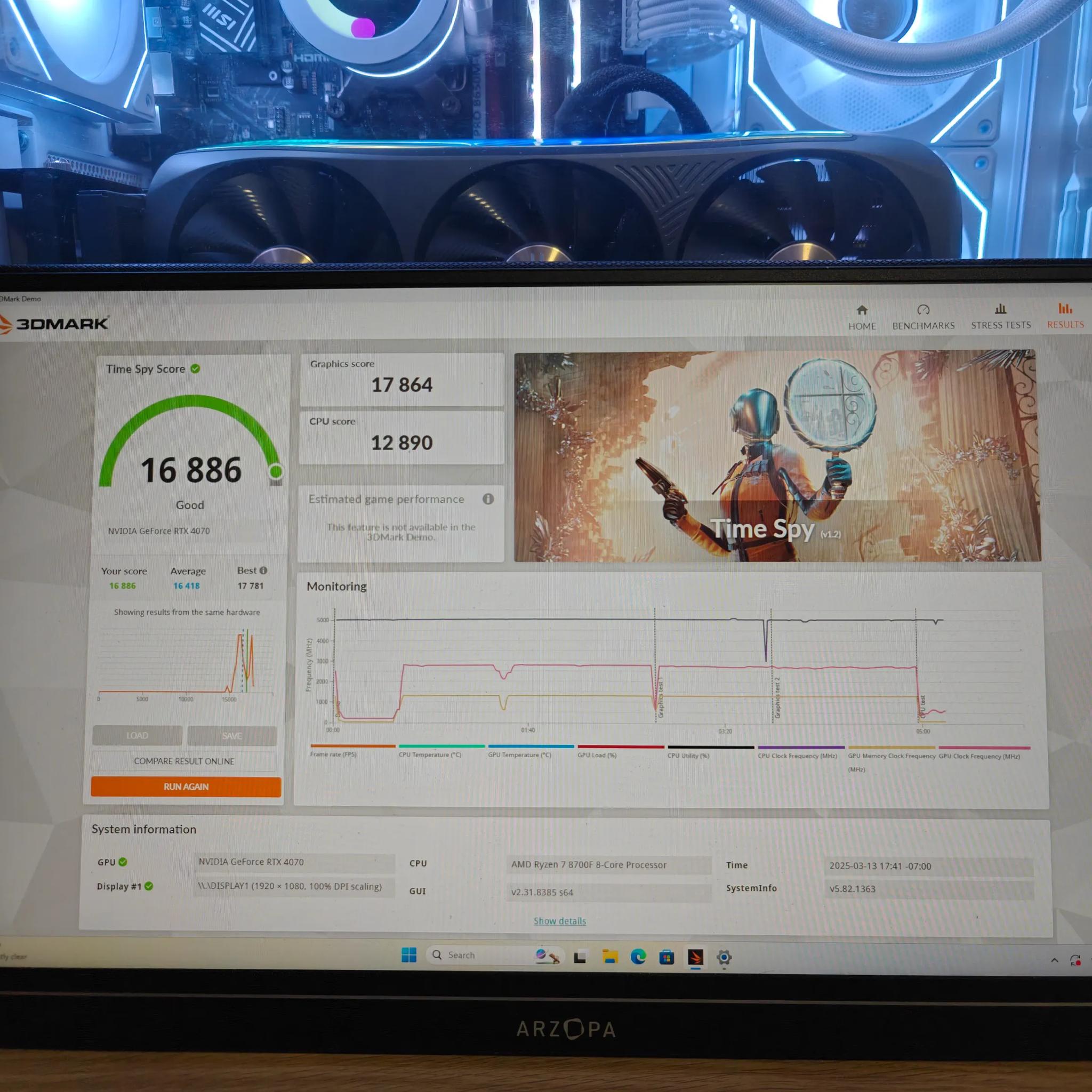 RTX 4070, Ryzen 7, 32GB DDR5, AM5 - 4K/1440P Gaming PC