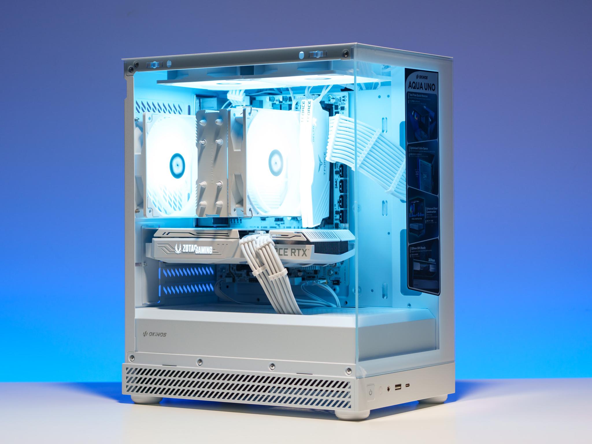 All White Gaming PC | RTX 3060 Ti | Ryzen 5 | 16GB DDR4 | 512GB m.2 drive | 750W PSU