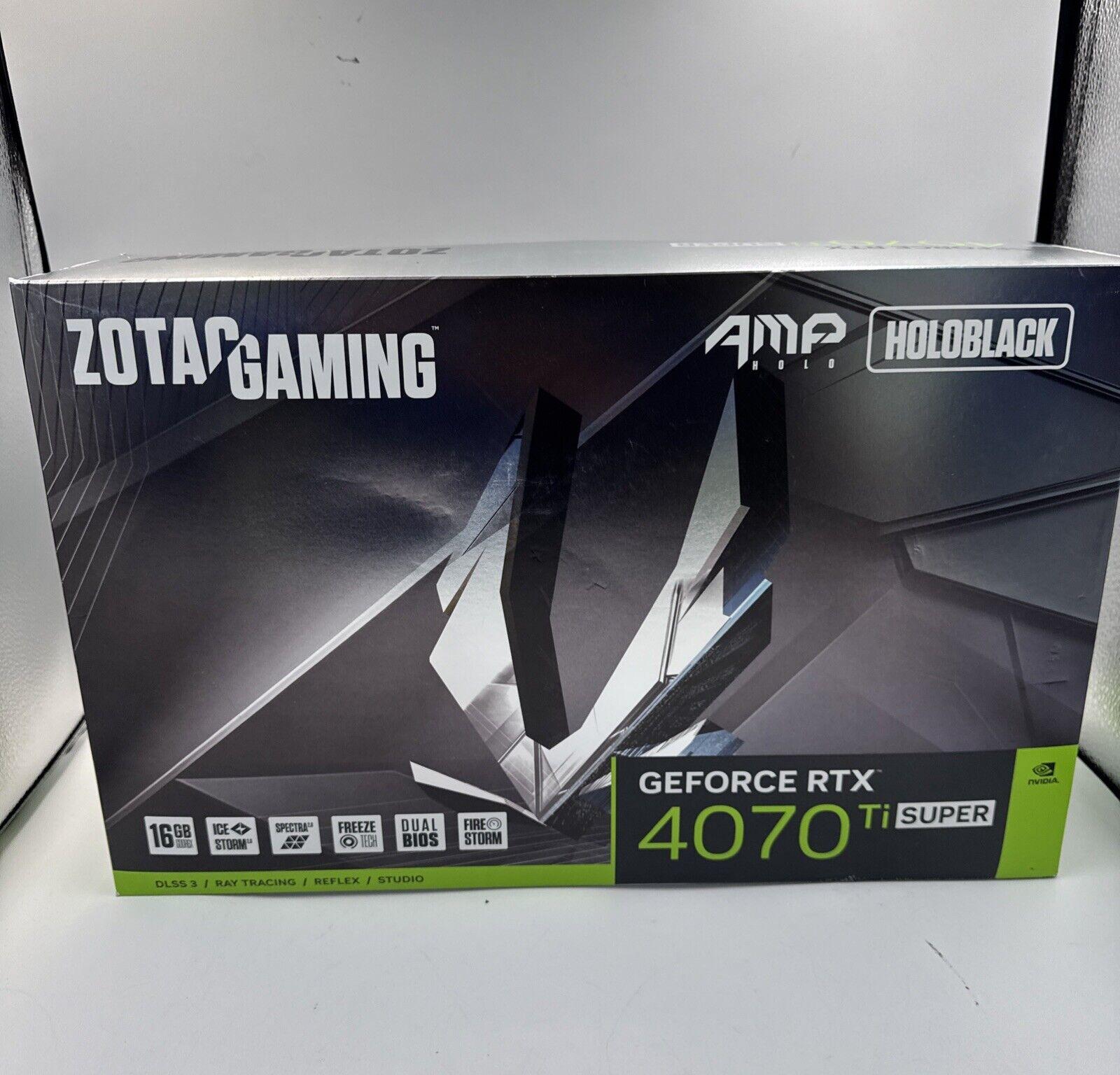 ZOTAC GAMING GeForce RTX 4070 Ti SUPER AMP Holo DLSS 3 16GB GDDR6X