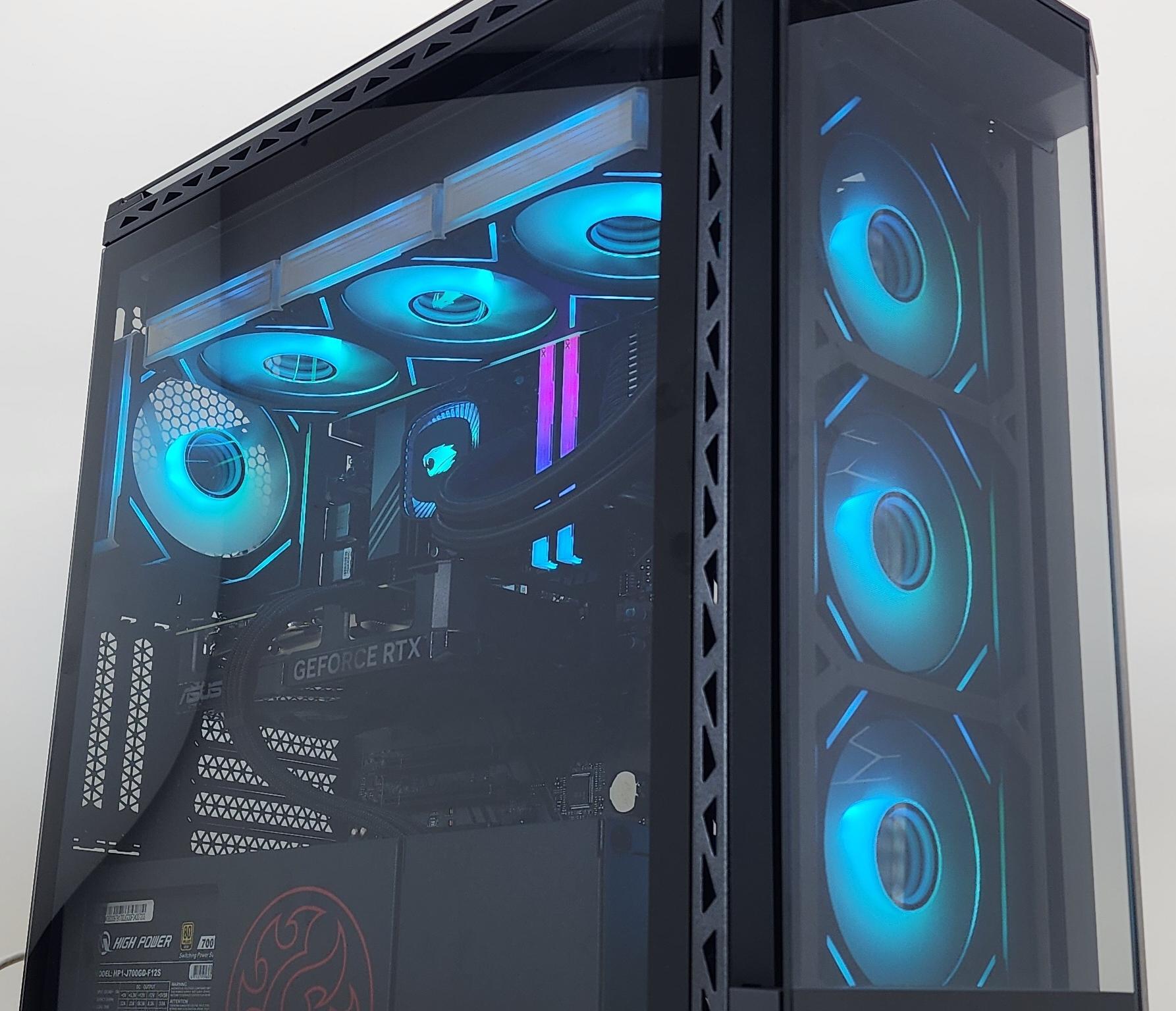 Gaming PC Ryzen 9 7900X 16GB RAM 1TB SSD RTX 4070 12GB Windows 11 Computer