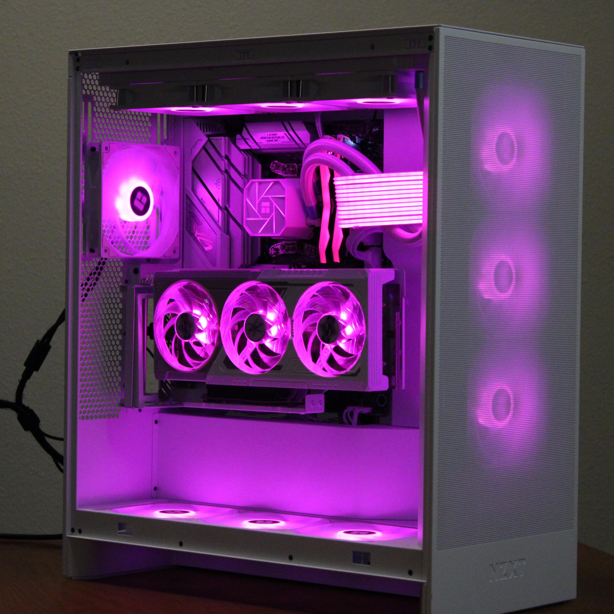 4K MONSTER - ASROCK 9070XT OC 16GB-R7 7800X3D-32GB DDR5 6000 CL36-ROG B650 WIFI-1TB SSD-RGB