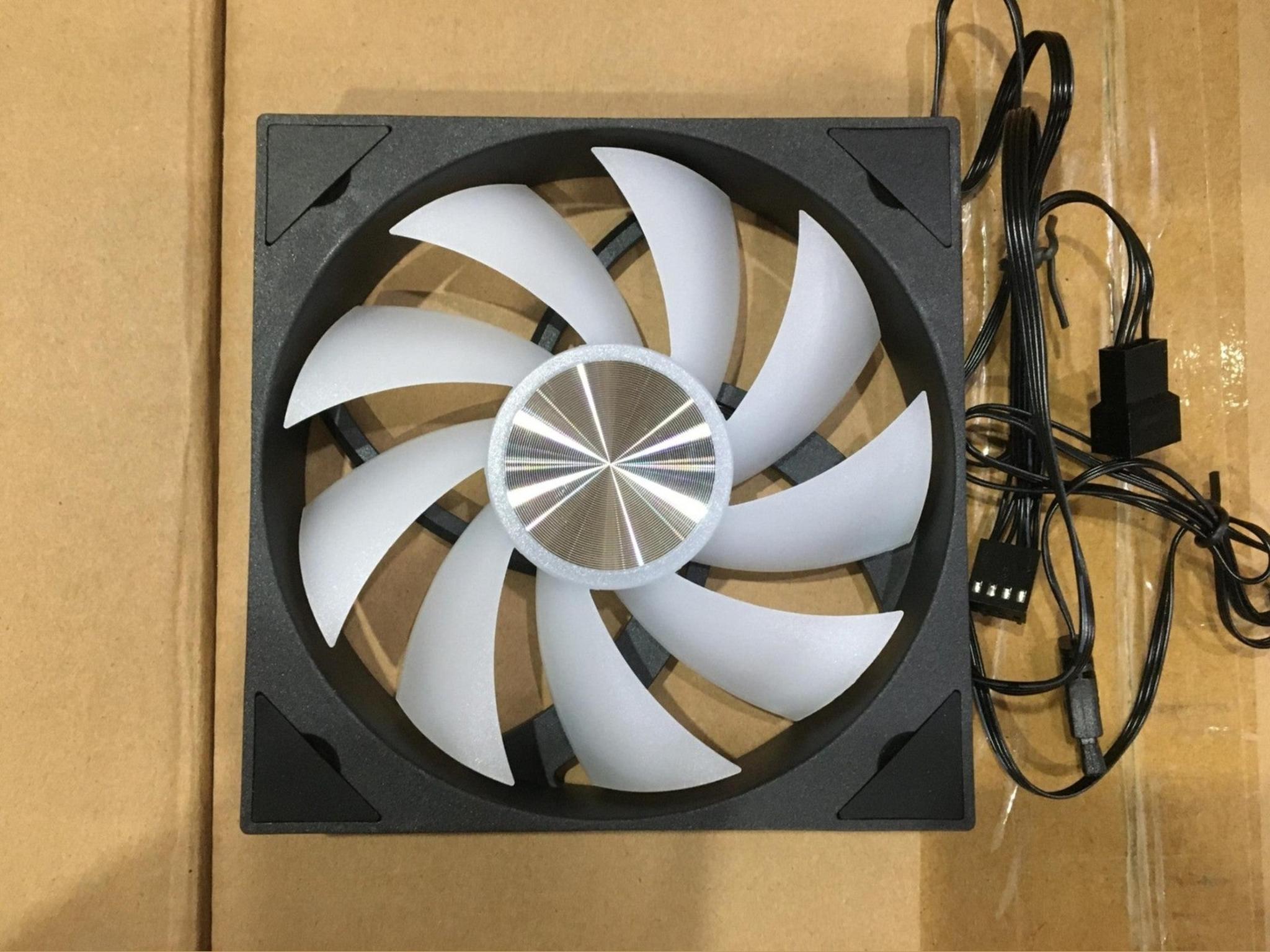 Bitspower 120mm ARGB PC Case Fans BPAS-1225B-DRGB 8 Pack - New