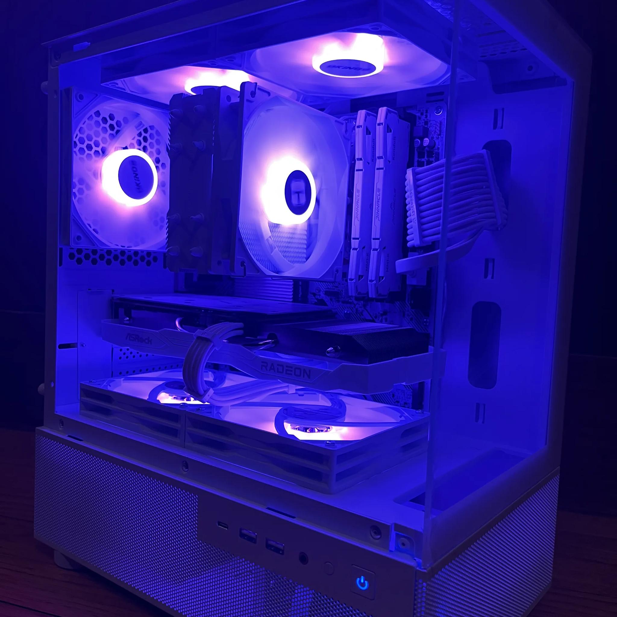 All White | RX 6600 | Ryzen 5 5600X | 32GB RAM | 1TB
