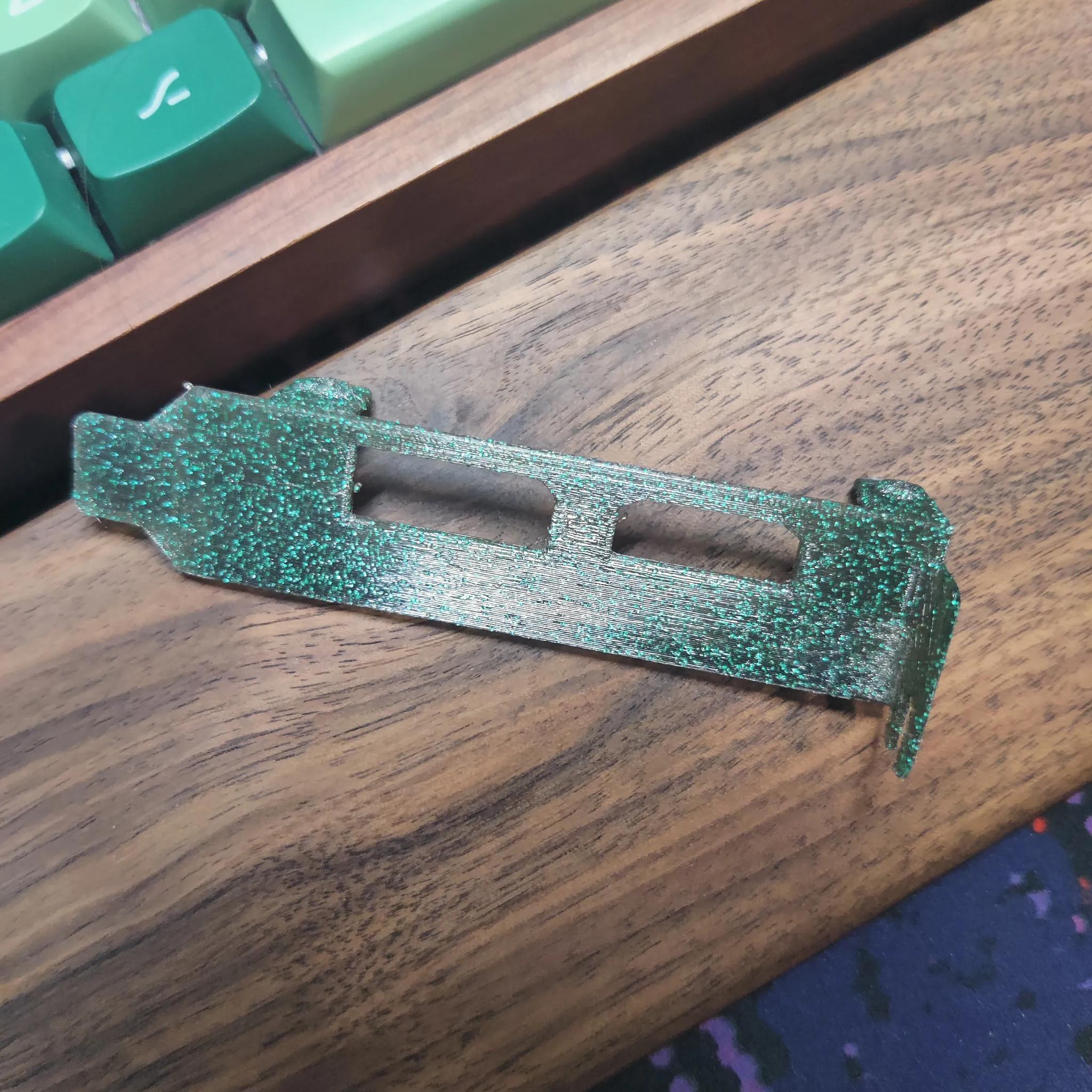 Radeon RX 6400 Low Profile Rear I/O Bracket [3D Print]